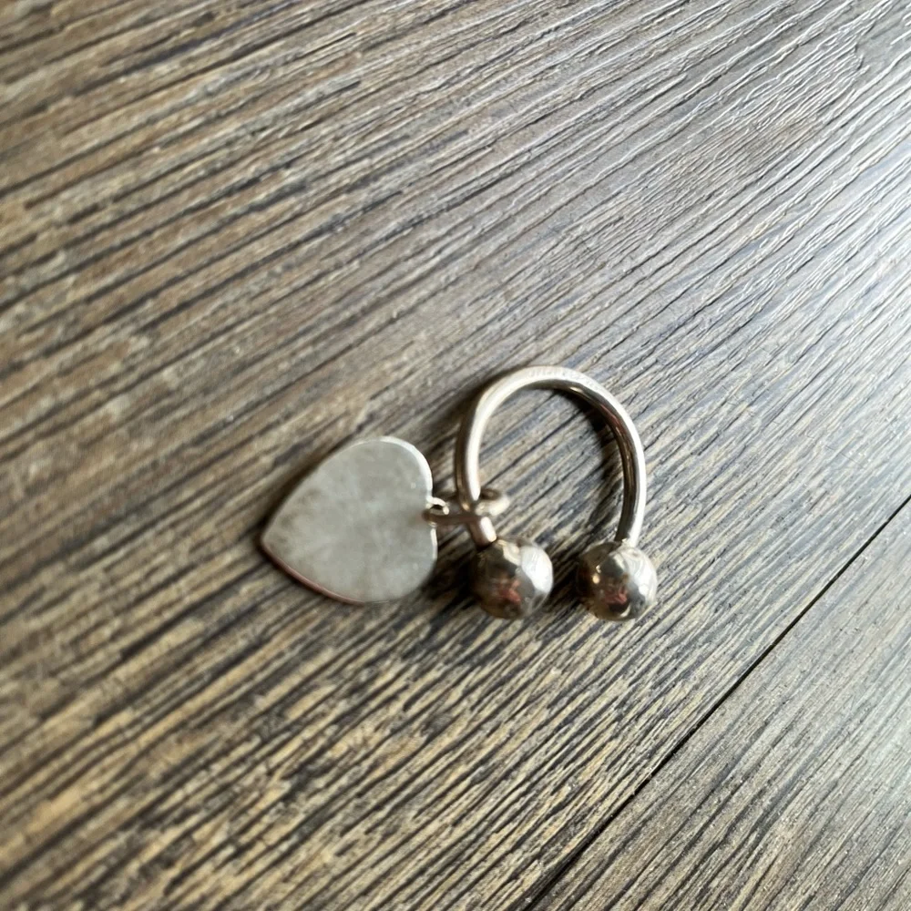 Sterling Silver Tiffany keychain with heart❤️‼️ - Picture 10 of 13